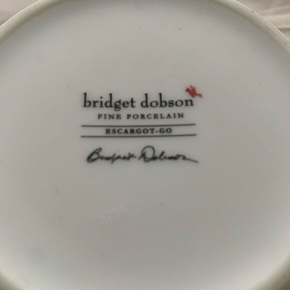 Bridget Dobson Escargot-Go Red/Tan Small Cup - Picture 7 of 7